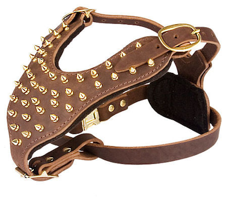 Custom leather dog harness hotsell