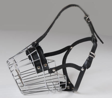 Metal basket muzzle- wire basket dog muzzle