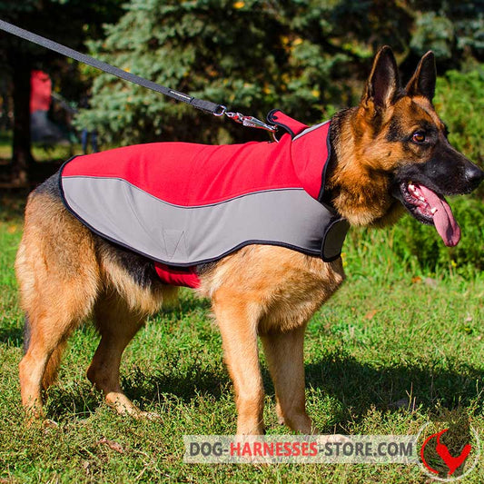 Stylish German Shepherd Harness for Cold Season