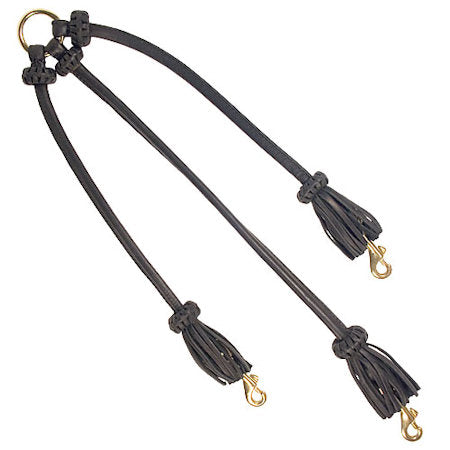 Triple Dog Leash-Leather Triple Lead for Dog