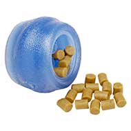 ANYPET Dog Tumbler Interactive Treat Ball, Slow Food Dispensing Toy, Perfect Dog Gift for Large or Small Dogs, Blue, APT03B